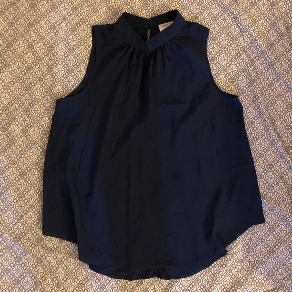 Sleveless Turtleneck blouse